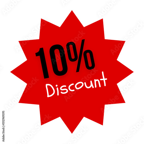 10% discount vector illustration commercial	