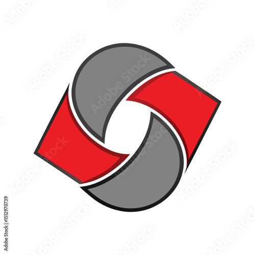 Abstract Geometric Loop Logo