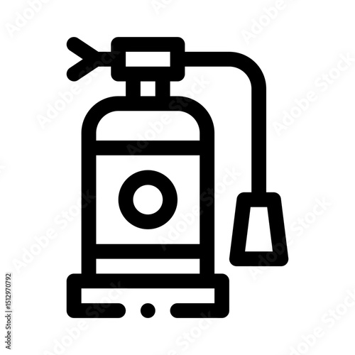 Fire extinguisher line icon