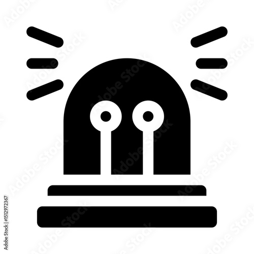 Siren glyph icon