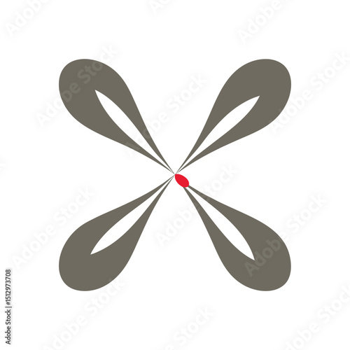 Elegant Abstract Flower Logo