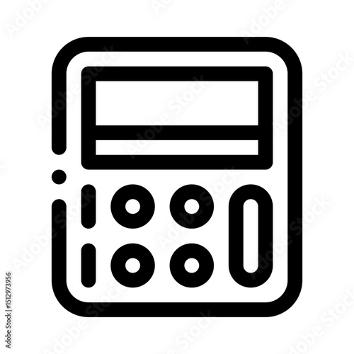 Calculator line icon