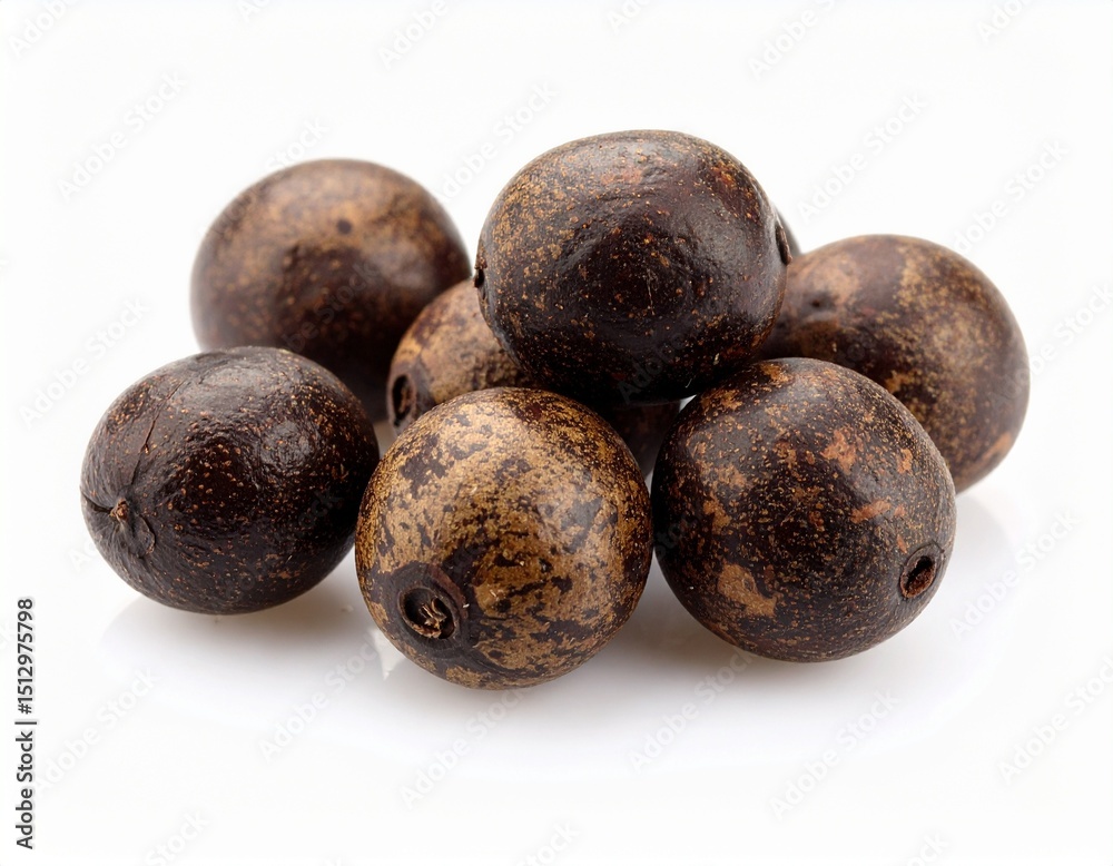 whole cola nuts isolated white background whole cola nuts isolated white background