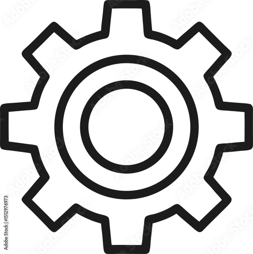 Gear icon vector set. clockwork illustration sign collection. Mechanics symbol.