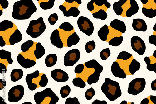 seamless leopard skin pattern