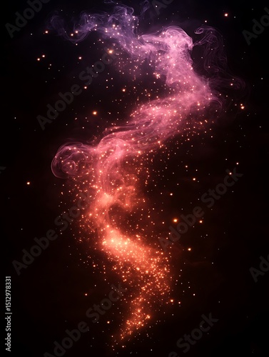 Abstract nebula-like design
