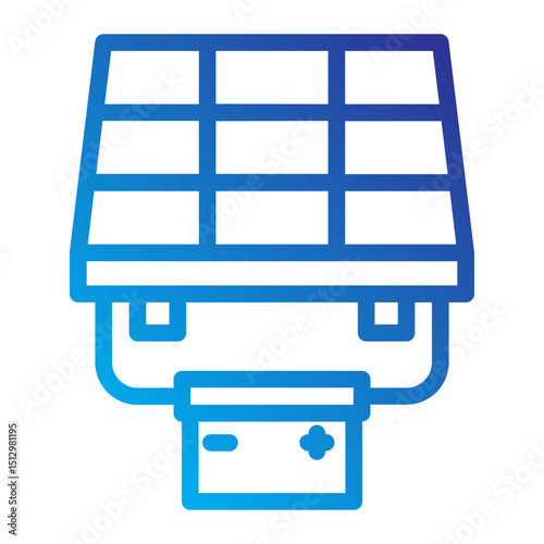 Solar panel on a stand, representing standalone solar energy systems.