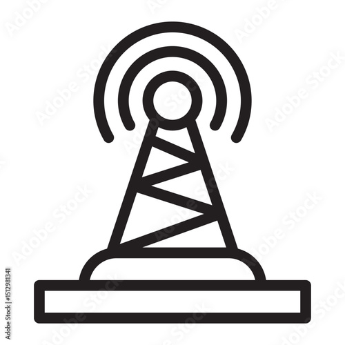 antenna Line Icon