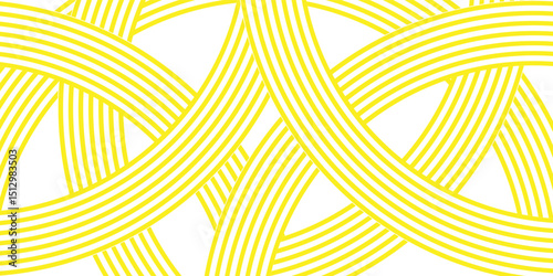 Pasta background, spaghetti abstract geometric pattern. Macaroni yellow poster. Wavy abstract pattern. Pasta vector illustration