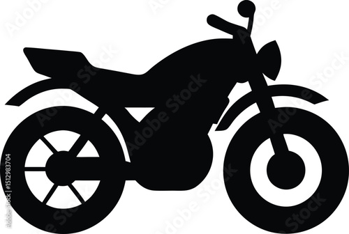 Red toy motorcycle with chrome wheels for children's transport on an isolated black background