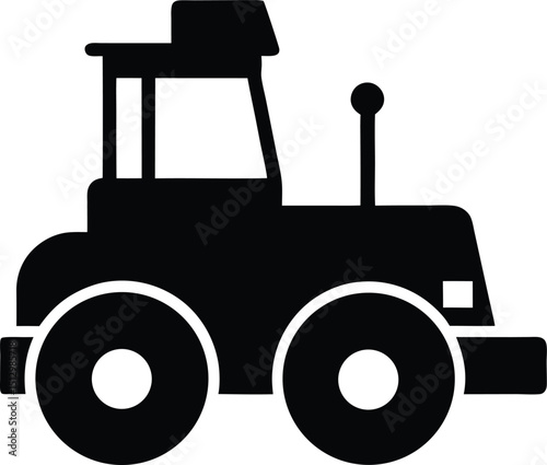 Voiture benne transport icône véhicule tracteur vecteur illustration auto livraison symbole fourgon train jouet machine cargaison route signes silhouette roue