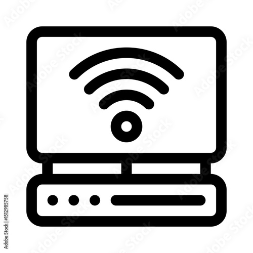Wi Fi Signal line icon