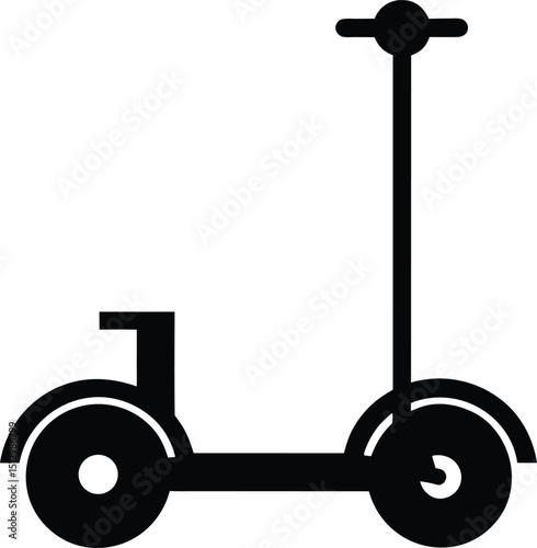 A child on a red toy tricycle, an isolated vehicle of fun and transport