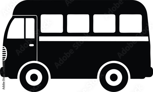 Vintage red double-decker London bus illustration with a white isolated auto