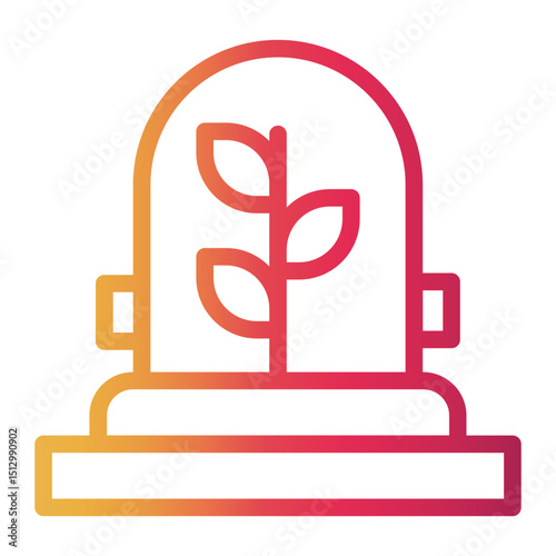 plant Line Gradient Icon