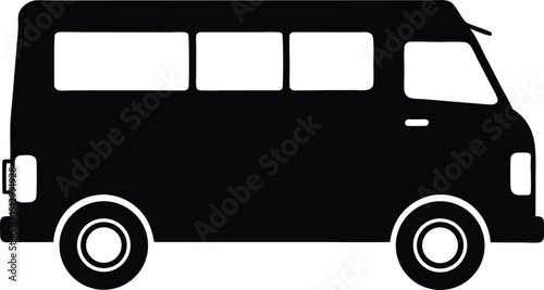 A retro red London bus, a vintage vehicle, offers isolated transport for a city tour, an iconic illustration