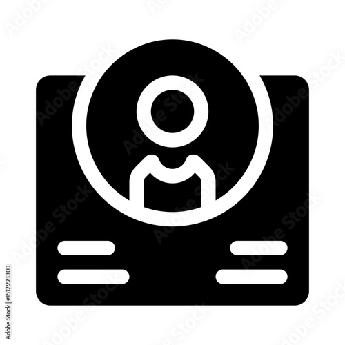 User glyph icon