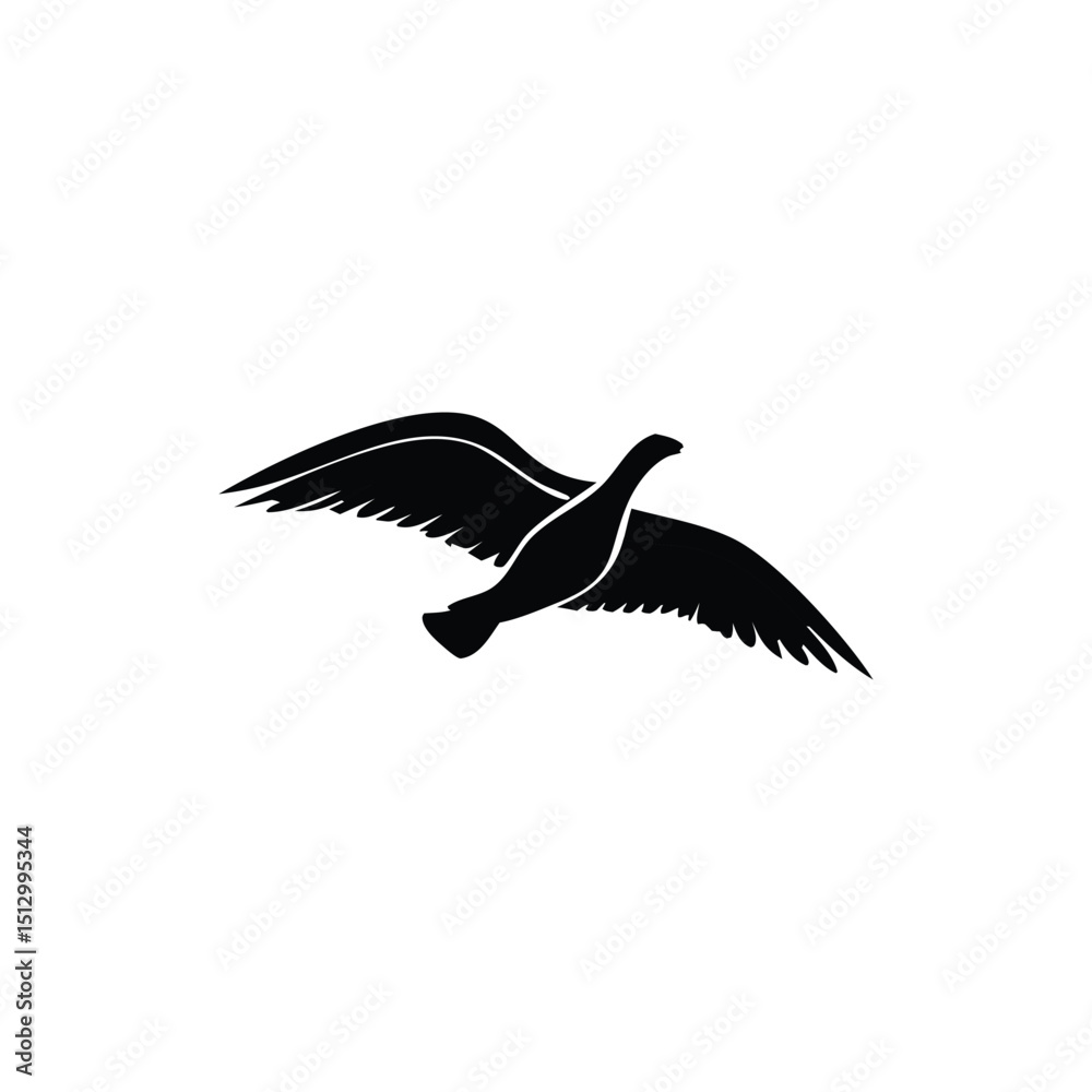 Naklejka premium Elegant Eagle Vector Illustration