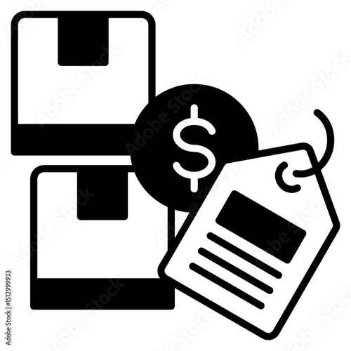 Price Black Icon