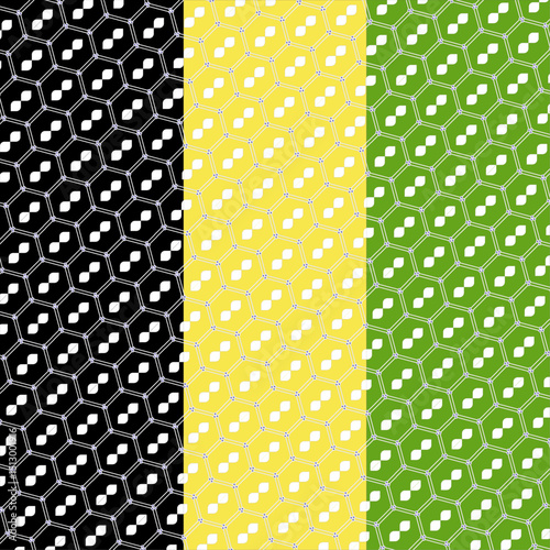 Abstract geometric background Set of bright colorful backgrounds with triangle shape pattern