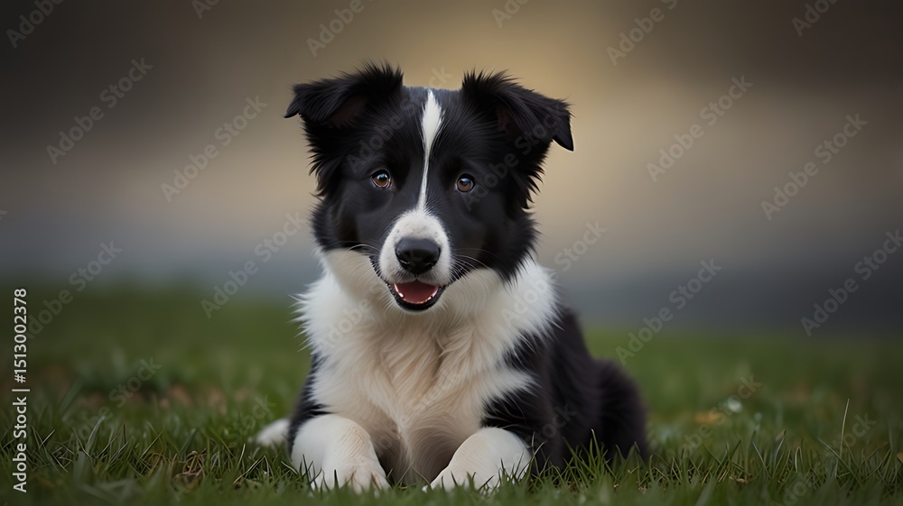 Fototapeta premium border collie dog