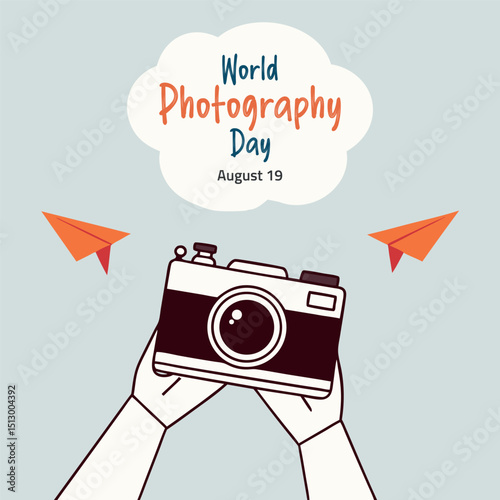 World Photography Day social media template
