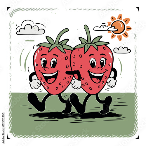 A vibrant and fresh logo featuring ripe red strawberries inside a rustic carton box.

A clean and modern design showcasing strawberries arranged neatly in a carton, emphasizing freshness and natural q