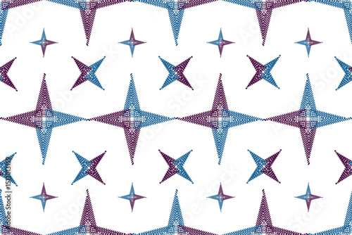 Geometric Ethnic traditional seamless oriental pattern Aztec Tribal Hmong Native American 