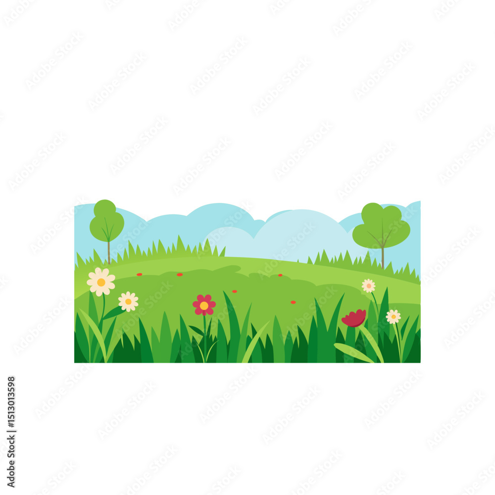 Obraz premium silk meadow .svg