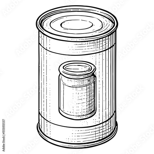 Can with Inner Jar
