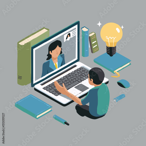 A modern digital media concept image showcasing essential media tools such as a DSLR camera, video player, microphone, and social media icons like YouTube, Facebook, and Instagram. The image reflects 
