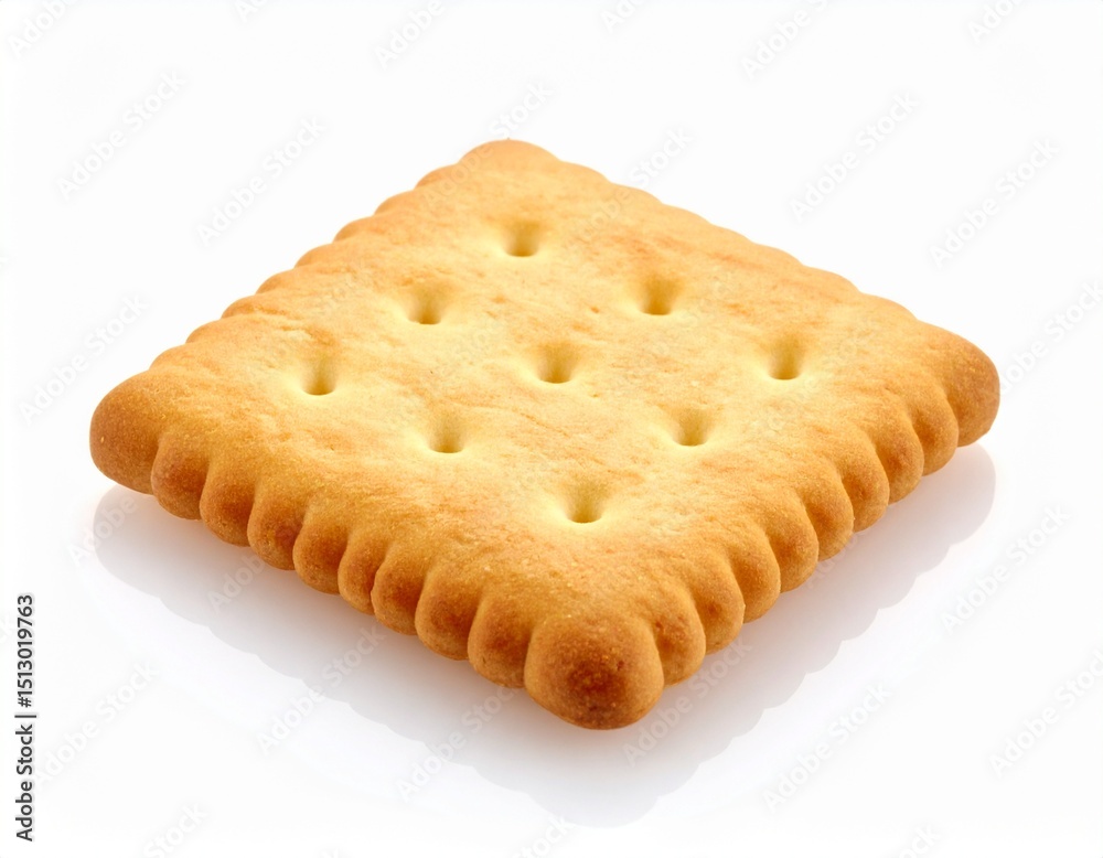 Fluffy buttery biscuit isolated on white background Fluffy buttery biscuit isolated on white background