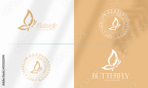 butterfly logo creative design black animal illustration vector,Beauty Butterfly logo. Luxury line logotype design. Universal premium butterfly symbol logotype.