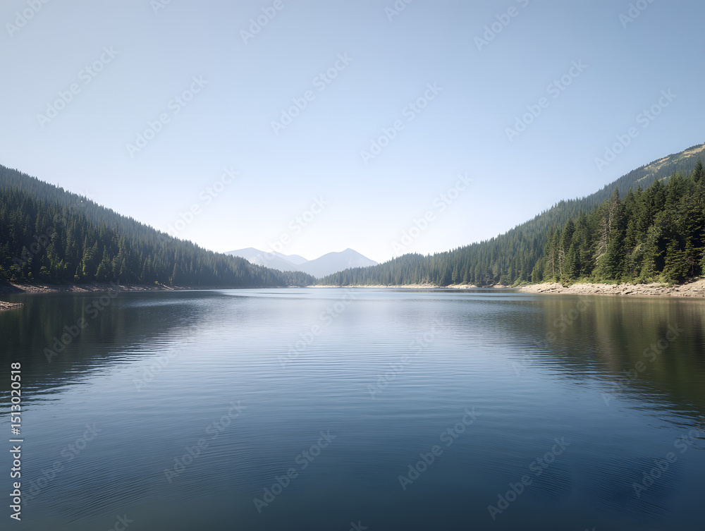 Fototapeta premium lake in mountains