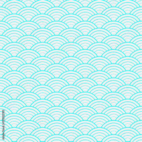 Wave pattern seamless abstract background. Stripes wave pattern. Hand drawn line arts design for prints, fabric, poster and wallpaper.
