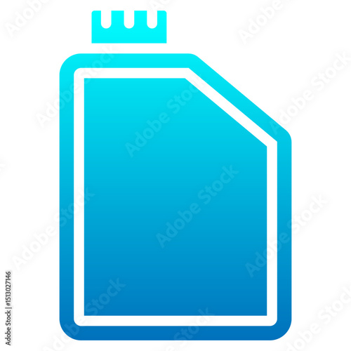 Oil glyph gradient icon
