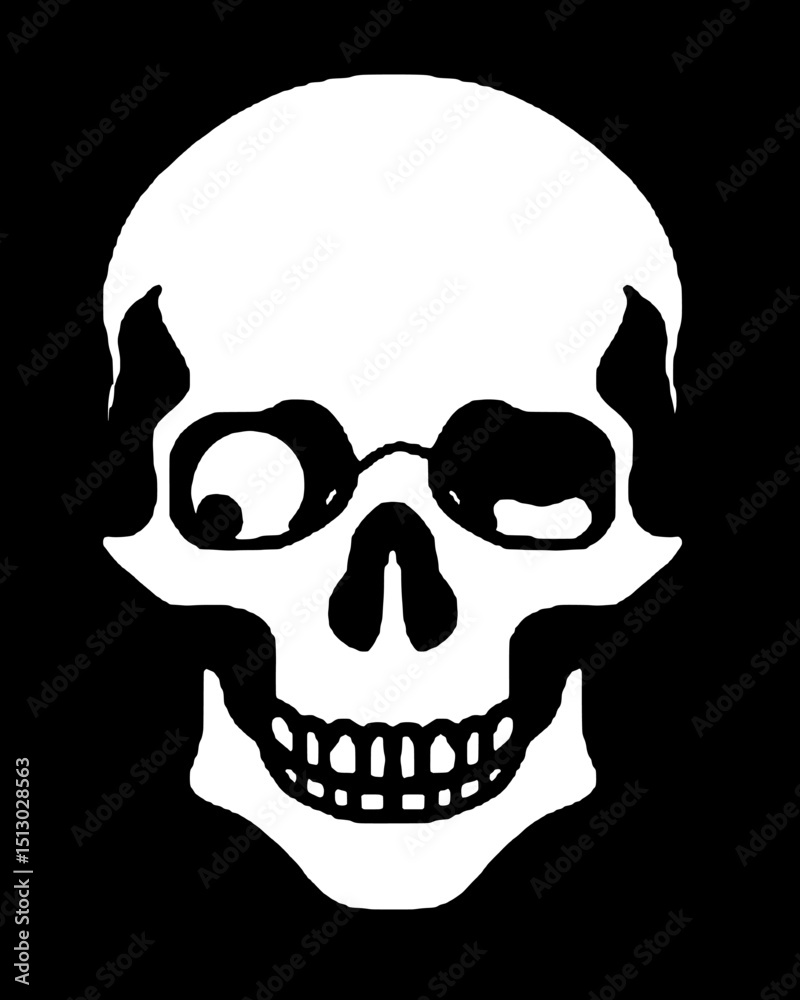 Obraz premium skull and crossbones