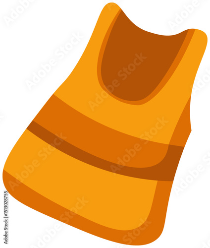 Flat life vest summer element