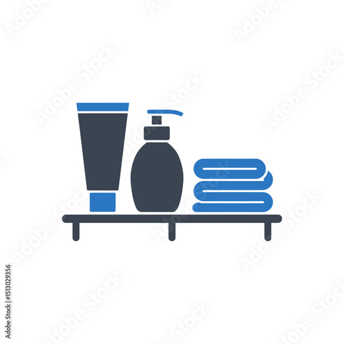 Bathroom Toiletries Shelf Icon