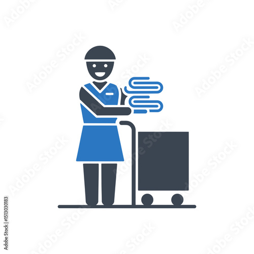 Hotel Service Staff Icon