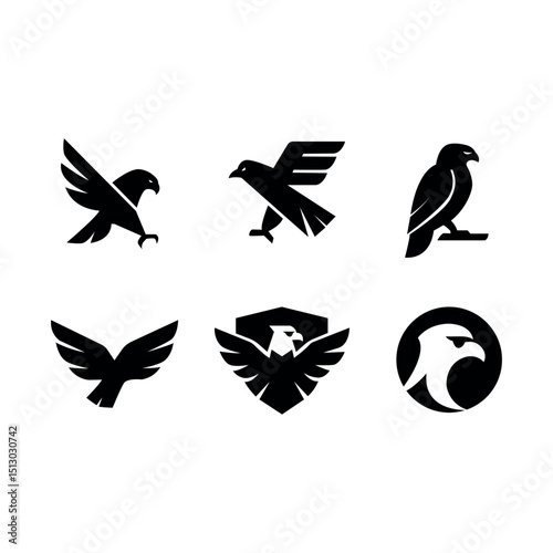 Majestic Eagle Logo Designs A Collection of Powerful Bird Symbols