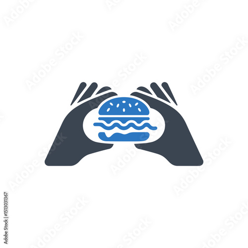 Holding Burger Icon