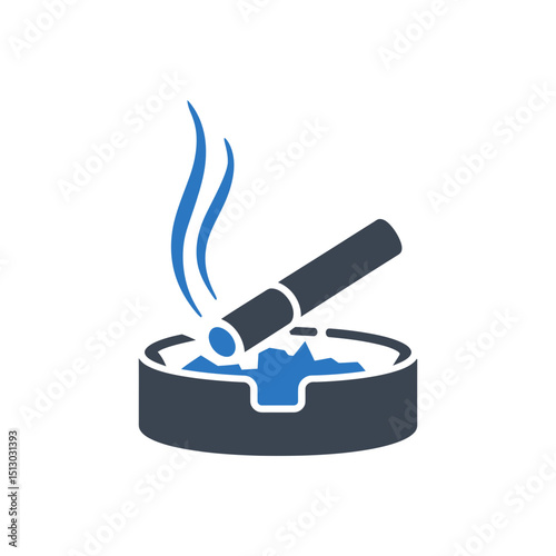 Cigarette Ashtray Icon