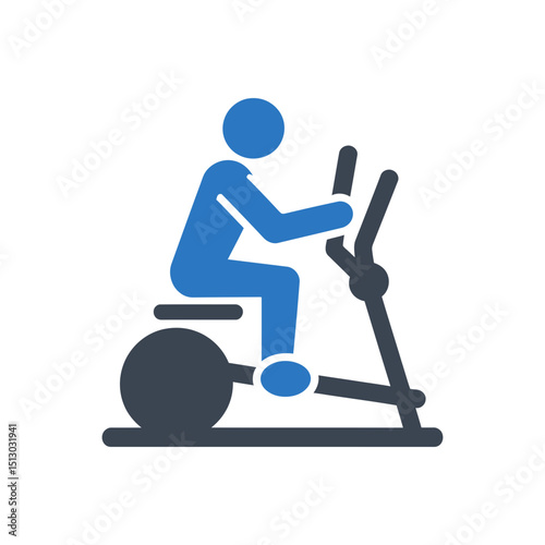 Elliptical Machine Icon
