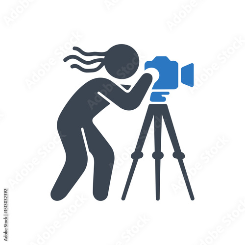 Video Camera Operator Icon