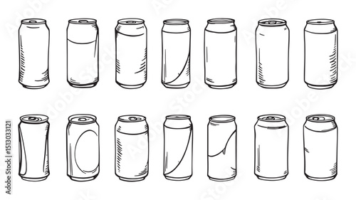 Aluminum Can Beverage Drink Packaging Art