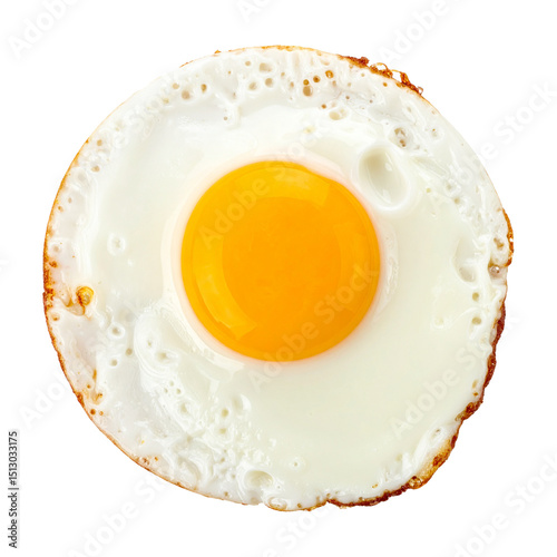 Perfectly Fried Egg with Golden Yolk