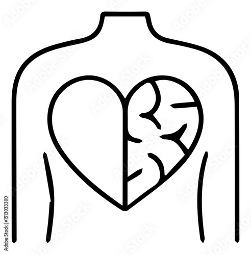 Exploring human anatomy a visual representation of heart health