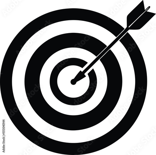 Achieve Your Goals Target Practice and Bullseye Success