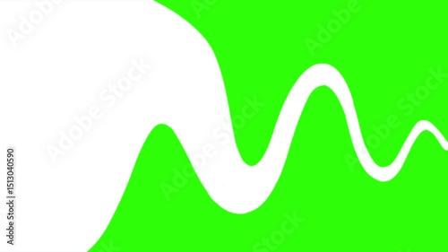 Red liquid swirls, splashes on green screen background. Stock transition with a viscous substances in 4K with alpha channel. Cartoon style 2D video transition.